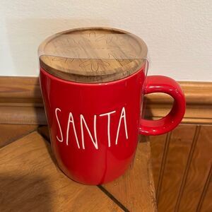 New Rae Dunn Christmas mug with lid
